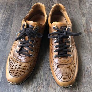 Men's MAGNANNI Leather Sneaker - Cognac